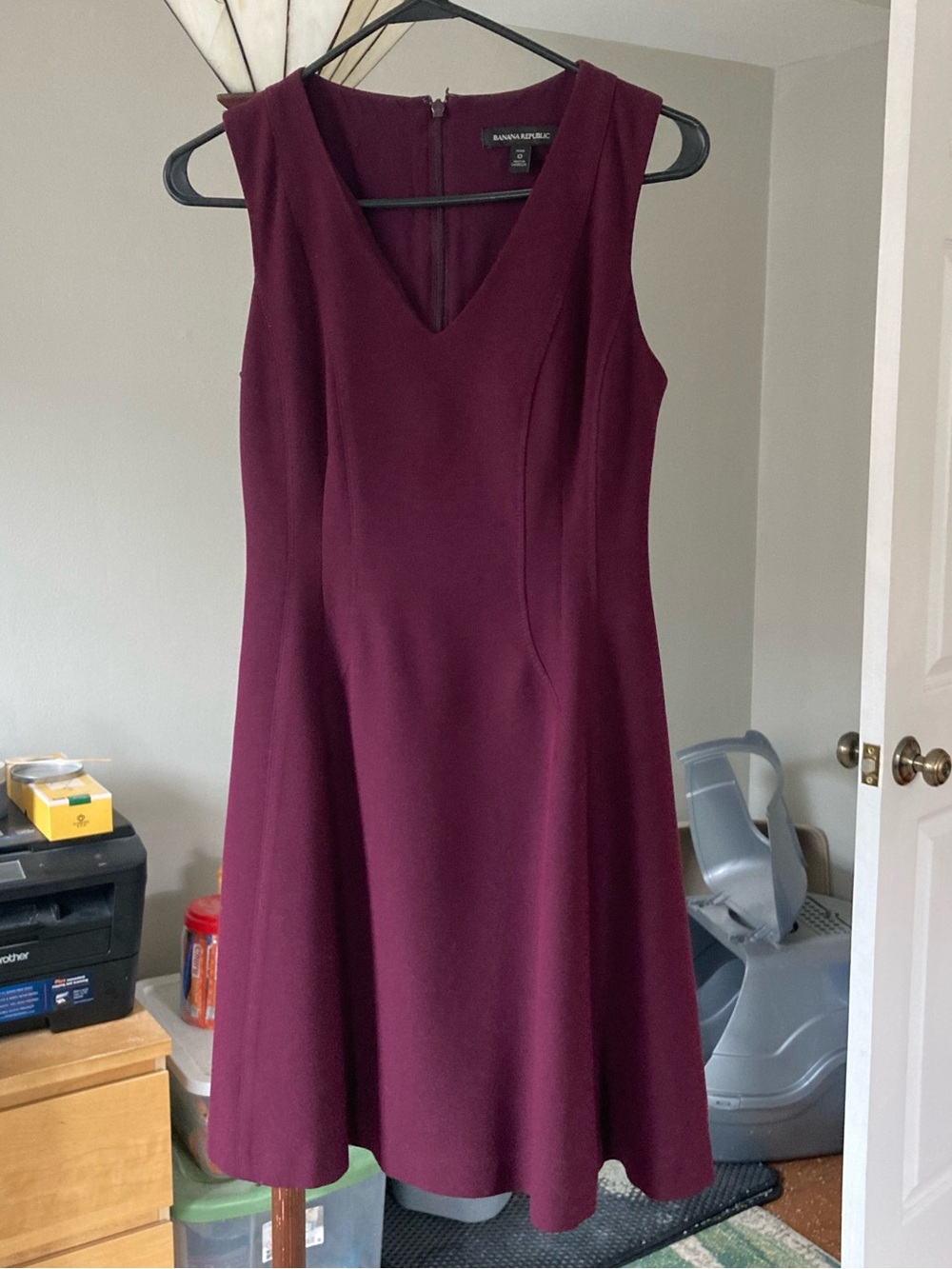 Banana Republic Fit and Flare Dress 0P Petite
